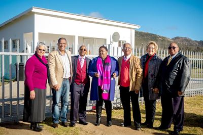 Fuel depot converted into clinic